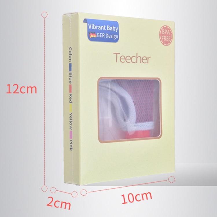 ZT001 Baby Silicone Molar Finger Cots Children Anti-Bite Hand Breathable Thumb Cots Teether Maternal And Baby Products, Pink, Yellow, Red, Blue, Blue Transparent, Red Transparent, Coffee Color-Red, Coffee Color-Purple, Coffee Color-Transparent