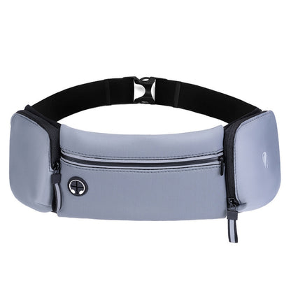 7 inch Outdoor Mountaineering Waist Bag Running Fitness Water Bottle Large Capacity Storage Bag, Black, Light Gray, Gray, Blue, Pink