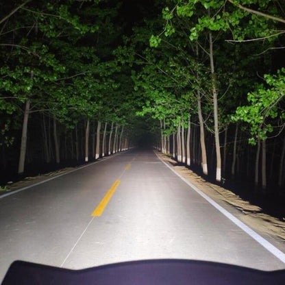 40W White Light Motorcycle LED Spotlight Headlight Car Front Bumper Light Off-Road Vehicle Modified Roof Light, White Light