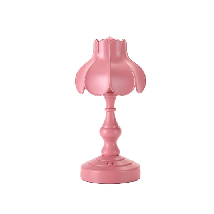 Retro Charging Table Lamp Bedroom Bed LED Eye Protection Light, LD05 Lotus Gray Green, LD05 Lotus Rose Red, LD05 Lotus Light Green, LD05 Lotus White, LD05 Lotus Pink, LD05 Lotus Light Blue, LD05 Lotus Yellow, LD05 Lotus Gray Blue�����������������������...