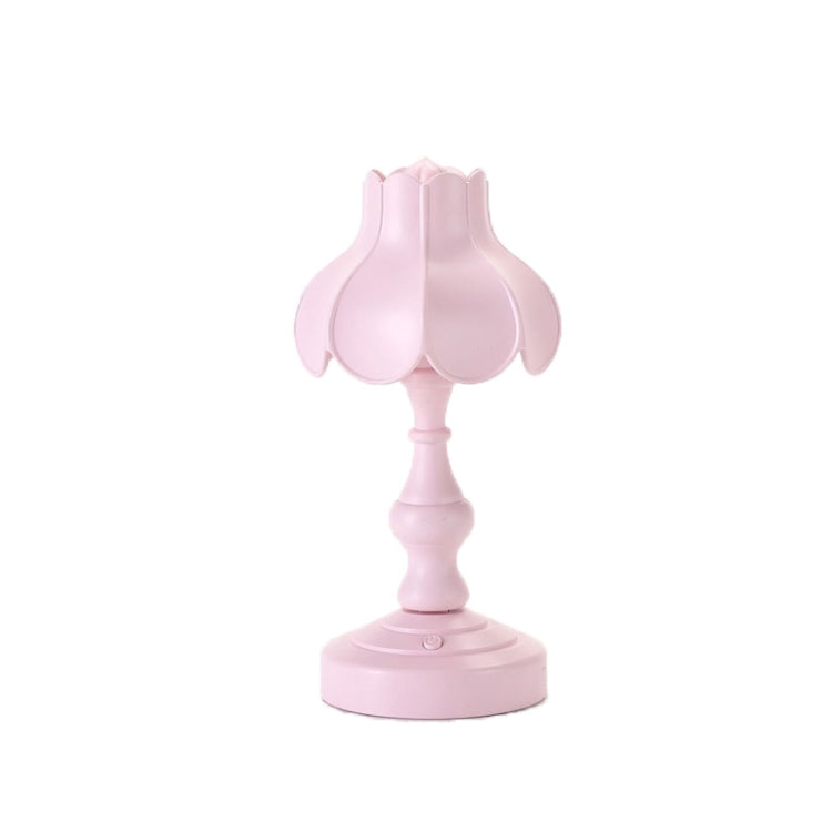 Retro Charging Table Lamp Bedroom Bed LED Eye Protection Light, LD05 Lotus Gray Green, LD05 Lotus Rose Red, LD05 Lotus Light Green, LD05 Lotus White, LD05 Lotus Pink, LD05 Lotus Light Blue, LD05 Lotus Yellow, LD05 Lotus Gray Blue�����������������������...