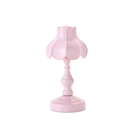 Retro Charging Table Lamp Bedroom Bed LED Eye Protection Light, LD05 Lotus Gray Green, LD05 Lotus Rose Red, LD05 Lotus Light Green, LD05 Lotus White, LD05 Lotus Pink, LD05 Lotus Light Blue, LD05 Lotus Yellow, LD05 Lotus Gray Blue�����������������������...