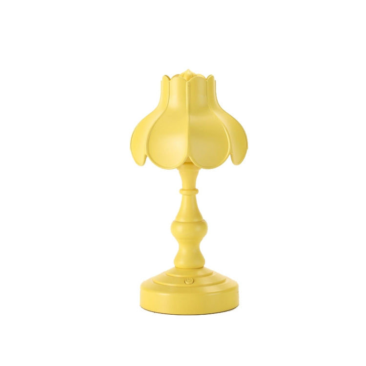 Retro Charging Table Lamp Bedroom Bed LED Eye Protection Light, LD05 Lotus Gray Green, LD05 Lotus Rose Red, LD05 Lotus Light Green, LD05 Lotus White, LD05 Lotus Pink, LD05 Lotus Light Blue, LD05 Lotus Yellow, LD05 Lotus Gray Blue�����������������������...
