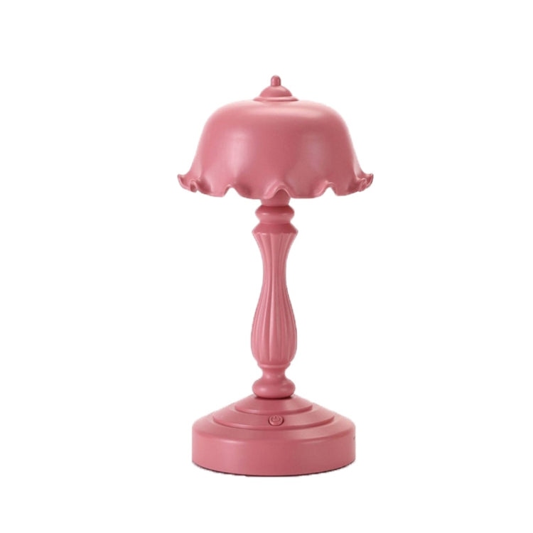 Retro Charging Table Lamp Bedroom Bed LED Eye Protection Light, LD05 Lotus Gray Green, LD05 Lotus Rose Red, LD05 Lotus Light Green, LD05 Lotus White, LD05 Lotus Pink, LD05 Lotus Light Blue, LD05 Lotus Yellow, LD05 Lotus Gray Blue�����������������������...