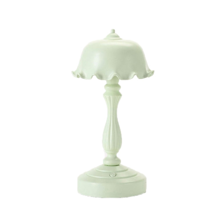 Retro Charging Table Lamp Bedroom Bed LED Eye Protection Light, LD05 Lotus Gray Green, LD05 Lotus Rose Red, LD05 Lotus Light Green, LD05 Lotus White, LD05 Lotus Pink, LD05 Lotus Light Blue, LD05 Lotus Yellow, LD05 Lotus Gray Blue�����������������������...