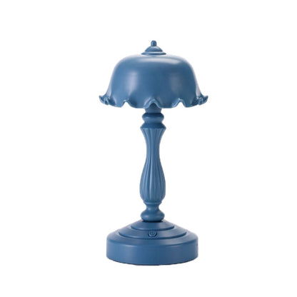 Retro Charging Table Lamp Bedroom Bed LED Eye Protection Light, LD05 Lotus Gray Green, LD05 Lotus Rose Red, LD05 Lotus Light Green, LD05 Lotus White, LD05 Lotus Pink, LD05 Lotus Light Blue, LD05 Lotus Yellow, LD05 Lotus Gray Blue�����������������������...