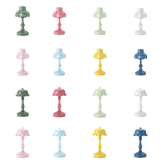 Retro Charging Table Lamp Bedroom Bed LED Eye Protection Light, LD05 Lotus Gray Green, LD05 Lotus Rose Red, LD05 Lotus Light Green, LD05 Lotus White, LD05 Lotus Pink, LD05 Lotus Light Blue, LD05 Lotus Yellow, LD05 Lotus Gray Blue�����������������������...