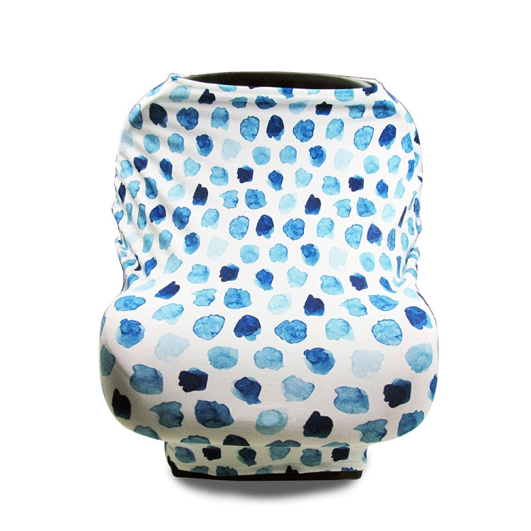 Multifunctional Enlarged Stroller Windshield Breastfeeding Towel Baby Seat Cover, Arrow, Pink Peony, Black and White Stripes, Leaf Flowers, Blue Dots, Purple Flowers, Gray Pattern, Bear, Black Triangle, Puppy, Red Geometry, Black and White Grid, Galaxy...