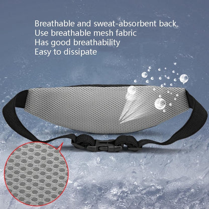 Sports Waist Bag Running Equipment Lightweight Large-Capacity Water-Repellent Breathable Outdoor Bag, 7 inch