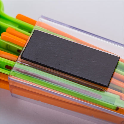 5 Sets Carrot Sealing Clip Food Bag Sealing Clip With Magnet Box, Carrot Sealing Clip