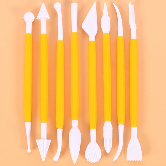 2 Sets Carving Pen Cake Fondant Carving Knife Making Cutting Tool 01030 Purple (OPP Bag Packaging), 01071 Yellow (OPP Bag Packaging), 01018 Red (OPP Bag Packaging), 02023 Blue (OPP Bag Packaging), 02030 Pink (OPP Bag Packaging)�������������������������...