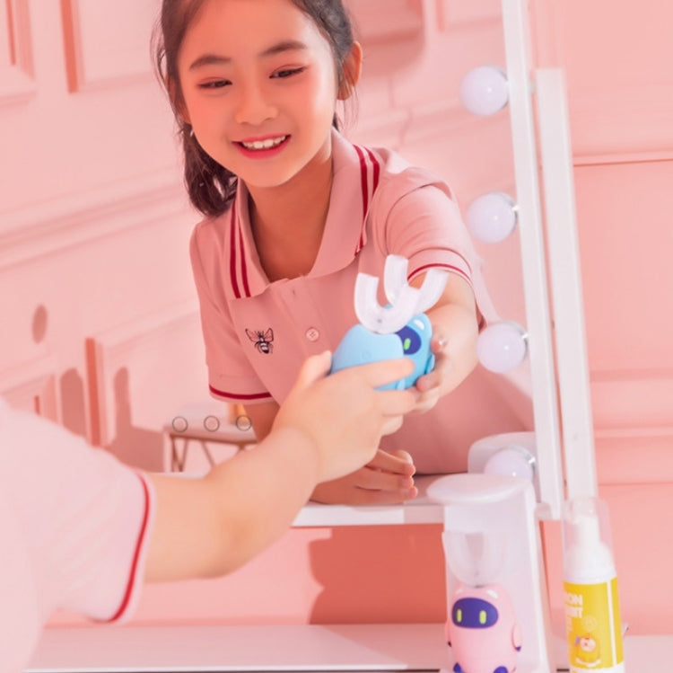 Lanbeibei Children U-Shaped Automatic Electric Toothbrush, 2-6 Years Old Plus Version (Blue), 6-12 Years Old Plus Version (Blue), 2-6 Years Old Home Version (Blue), 6-12 Years Old Home Version (Blue), 2-6 Years Old Plus Version (Pink)������������������...