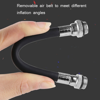 West Biking Bicycle High Pressure Pump Mini Portable Basketball Inflator With Hose, Basketball Inflator With Hose(Black)