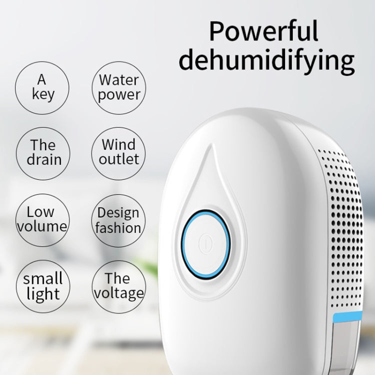 GZ-1901 Semiconductor Mini Dehumidifier Household Small Dehumidifier Bedroom Dehumidifier Moisture Absorber, EU Plug, UK Plug