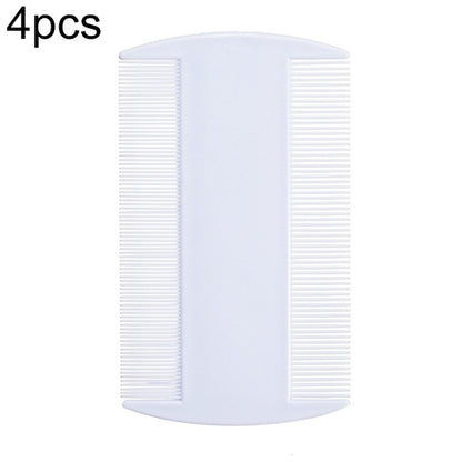 4pcs Pet Comb Double-Sided Comb Dog Cleaning Supplies Cat Comb Pet Grooming Supplies, White, Light Blue, Green, Dark Blue, Orange, Purple