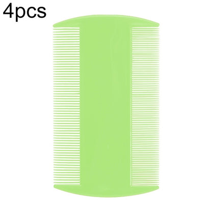 4pcs Pet Comb Double-Sided Comb Dog Cleaning Supplies Cat Comb Pet Grooming Supplies, White, Light Blue, Green, Dark Blue, Orange, Purple