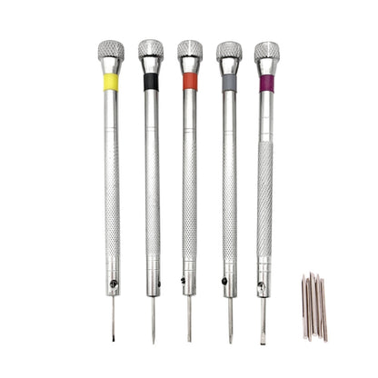 Watch Repair Tools Glasses Computer Screwdrivers, Style: White Bits, 5 in 1 White Bits