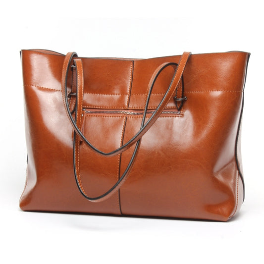 L4002 Trendy Casual Tote Bag Shoulder Women Bag, Retro Brown Horizontal Version, Vintage Wine Red Horizontal Version, Retro Black Horizontal Version, Charm Orange Horizontal Version, Blue Horizontal Version, Vintage Brown, Vintage Wine Red, Retro Black...