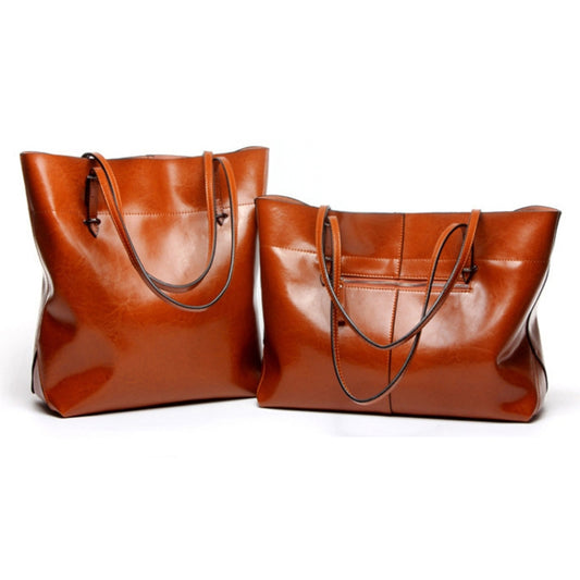 L4002 Trendy Casual Tote Bag Shoulder Women Bag, Retro Brown Horizontal Version, Vintage Wine Red Horizontal Version, Retro Black Horizontal Version, Charm Orange Horizontal Version, Blue Horizontal Version, Vintage Brown, Vintage Wine Red, Retro Black...