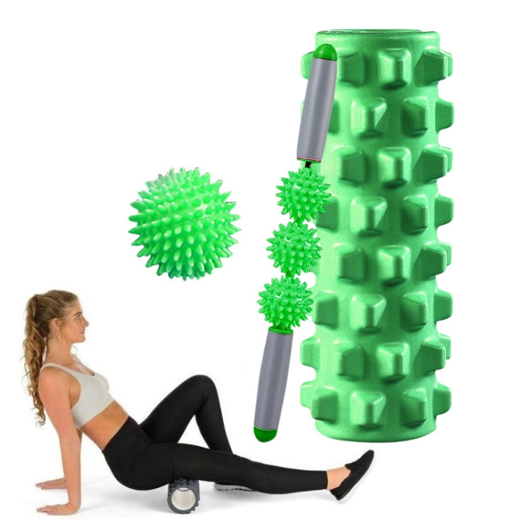 3 in 1 Eva Foam Roller Hollow Muscle Relaxation Roller Yoga Column Set, Length:, 33cm (Blue Crescent), 33cm (Pink Crescent ), 33cm  (Purple Crescent ), 45cm (Pink Crescent), 45cm (Purple Crescent ), 45cm (Blue Crescent), 45cm (Pink Wolf Tooth )��������...