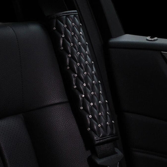 Car Interior Cover Diamond Car Accessories, A Pair Shoulder Guard, Gear Cover, Handbrake Cover