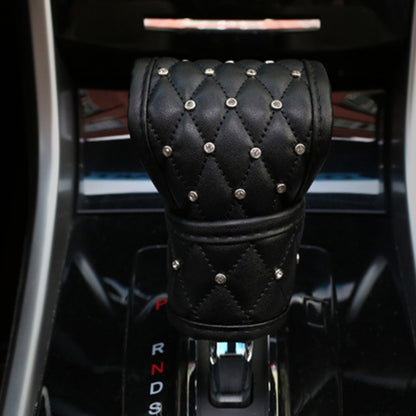 Car Interior Cover Diamond Car Accessories, A Pair Shoulder Guard, Gear Cover, Handbrake Cover