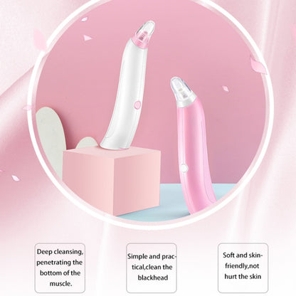 HD-2139 Blackhead Suction Device Pore Cleaner Face Cleaning Beauty Device, White, Pink