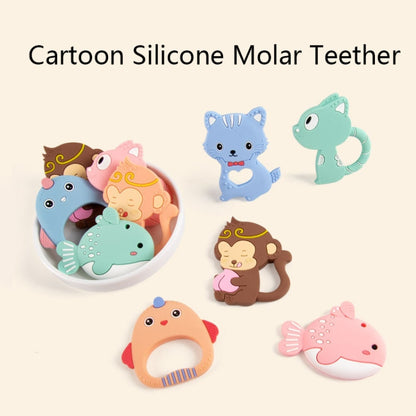 MJYJ019 Silicone Baby Teether Children Molar Stick Toy, Pink, Blue, Orange, Small Fish-Blue, Small Fish-Pink, Small Fish-Green, Fox-Blue, Fox-Pink, Fox-Green, Monkey-Pink, Monkey-Orange, Monkey-Coffee, Kitten-Coffee, Kitten-Blue, Kitten-Pink