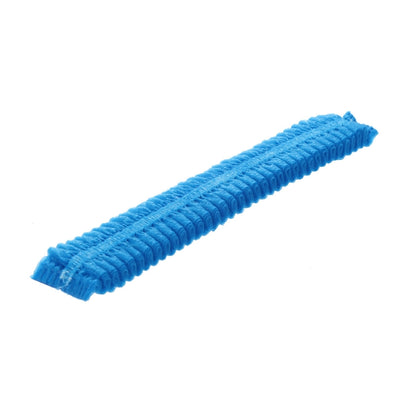 200 PCS Non-woven Disposable Pleated Anti Dust Hat Bath Caps For Spa Hair Salon Beauty, Non-woven (Blue), Non-woven (White)