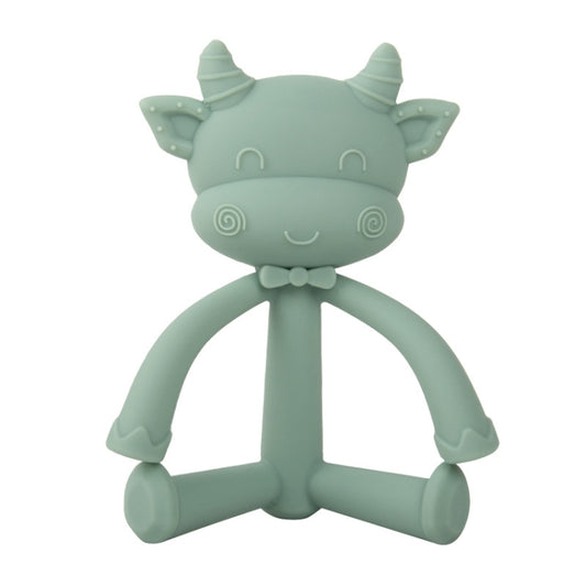 Three-Dimensional Cartoon Silicone Baby Teether Molar Rods Children Toys Maternal And Child Supplies, Gray Green, Beige, Light Coffee, Peach Powder, Scalper, Pink Sheep, Yellow Sheep, Coffee  Sheep, Green Sheep, Beige Sheep