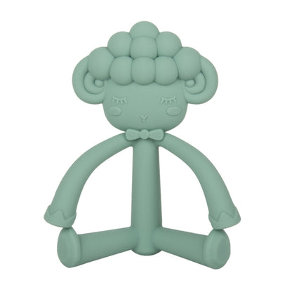 Three-Dimensional Cartoon Silicone Baby Teether Molar Rods Children Toys Maternal And Child Supplies, Gray Green, Beige, Light Coffee, Peach Powder, Scalper, Pink Sheep, Yellow Sheep, Coffee  Sheep, Green Sheep, Beige Sheep