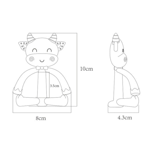 Three-Dimensional Cartoon Silicone Baby Teether Molar Rods Children Toys Maternal And Child Supplies, Gray Green, Beige, Light Coffee, Peach Powder, Scalper, Pink Sheep, Yellow Sheep, Coffee  Sheep, Green Sheep, Beige Sheep