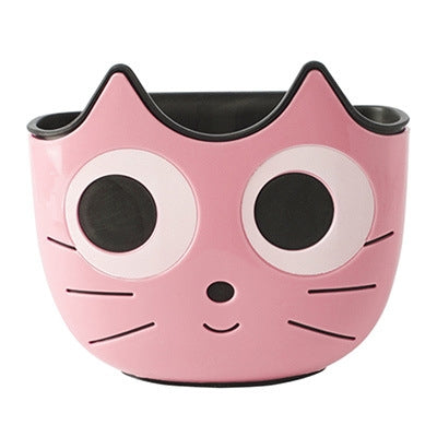 Kitchen Cartoon Multifunctional Sink Drain Hanging Bag Adjustable Buckle Bathroom Storage Basket