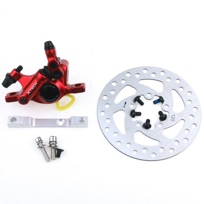3 in 1 Scooter Modified Hydraulic Brake + 120mm Disc Brake Disc + Modified Seat Set For Xiaomi Mijia M365 Pro