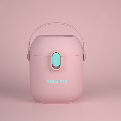 2 PCS YOLE KID Baby Milk Powder Box Large-Capacity Portable Out-Packing Gimi Powder Box Baby Food Supplement Storage Sealed Tank, Mustard Yellow, Matcha Green, Olive Green, Peacock Blue, Cinnabar Red, Rouge Powder