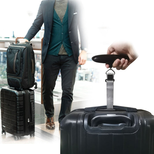 50kg/0.05kg  Baggage Scales Portable Luggage Scales Express Package Scales Hand-Held Electronic Scale, 50kg x 0.05kg