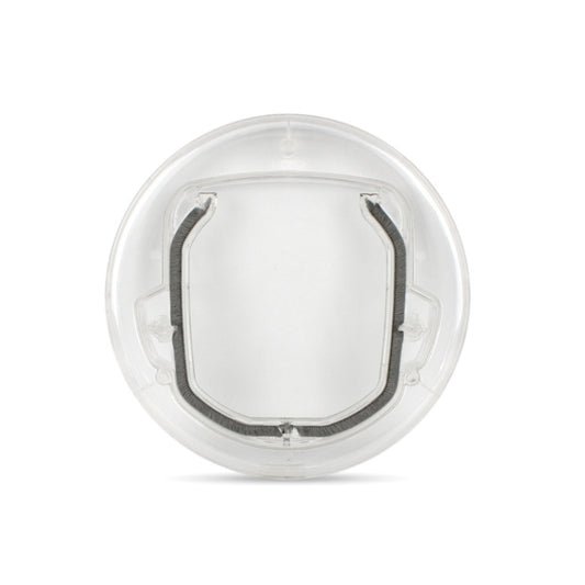 Pet Supplies PC Material Round Glass Door Cat Puppy Door Hole, Transparent