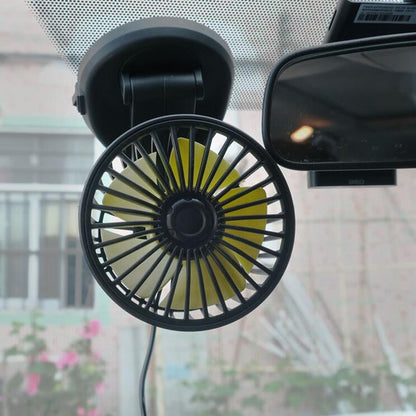 F409 Car Fan General Car Shaking Head Fan, F409 (USB 5V), F409 (12V), F409 (24V)
