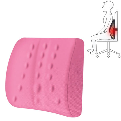 Lumbar Cushion Office Maternity Seat Cushion Car Lumbar Memory Foam Lumbar Pillow,Style:, Standard (Blue), Standard (Gray), Standard (Black), Standard (Pink), 3D (Blue), 3D (Gray), 3D Upgrade Core (Blue), 3D Upgrade Core (Gray)