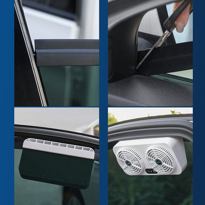 USB Interface Car Cooling Device Car Exhaust Air Circulation Exhaust Fan Car Changing Fan, USB Fan