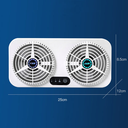 USB Interface Car Cooling Device Car Exhaust Air Circulation Exhaust Fan Car Changing Fan, USB Fan