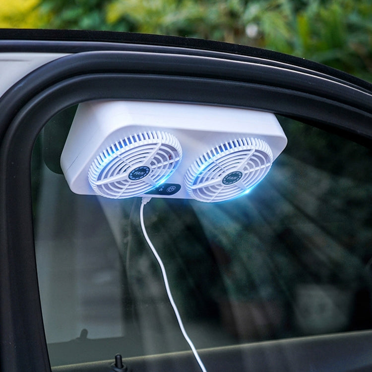 USB Interface Car Cooling Device Car Exhaust Air Circulation Exhaust Fan Car Changing Fan, USB Fan