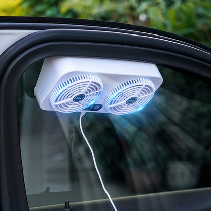 USB Interface Car Cooling Device Car Exhaust Air Circulation Exhaust Fan Car Changing Fan, USB Fan