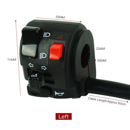 Motorcycle Modification Handle Assembly Universal Switch, Left, Right
