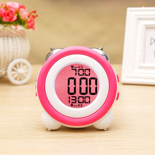 0705 Big Volume Simple Three-Dimensional LED Alarm Clock Mute Luminous Electronic Clock, Red, Light Blue, Light Green, Orange, Black Shell Green, Black Shell Pink, Black Shell Blue, Black Shell Orange