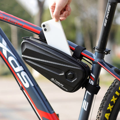 WEST BIKING YP0707257 Bicycle Triangle Bag EVA Hard Shell Bike Bag Mountain Bike Front Beam Bag Riding Equipment