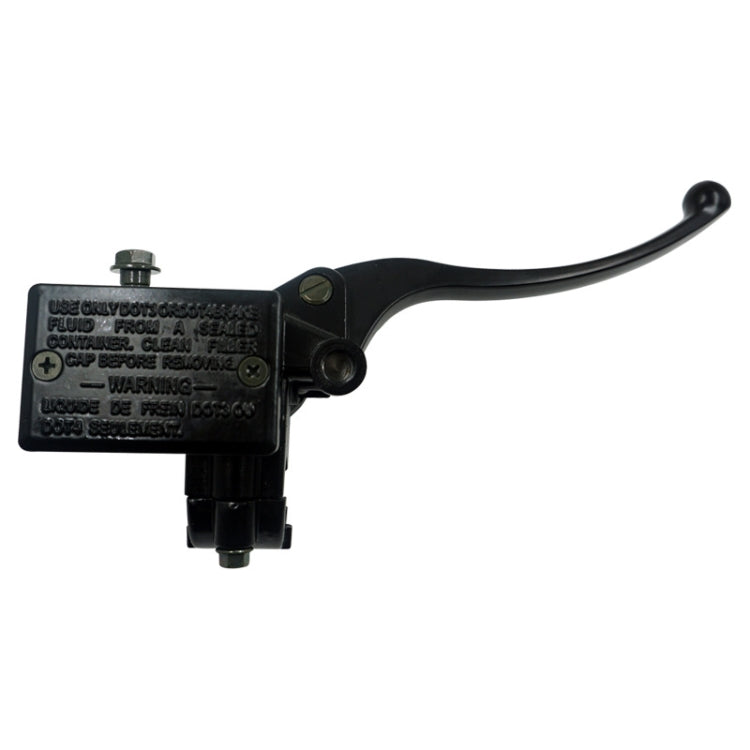 Motorcycle Modification Accessories Pump Assembly Front Hydraulic Brake Oil Pump, Black, White Handle Black Pump, White