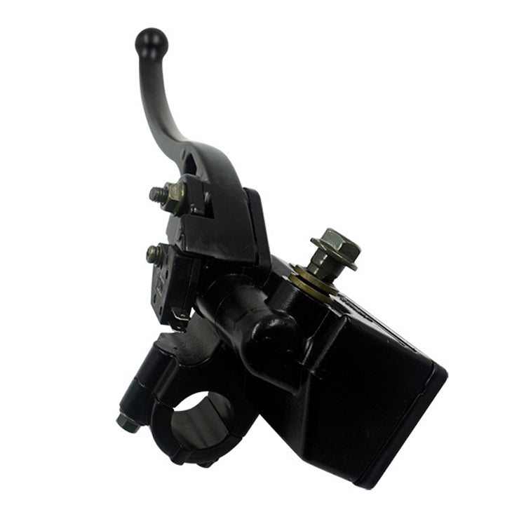 Motorcycle Modification Accessories Pump Assembly Front Hydraulic Brake Oil Pump, Black, White Handle Black Pump, White