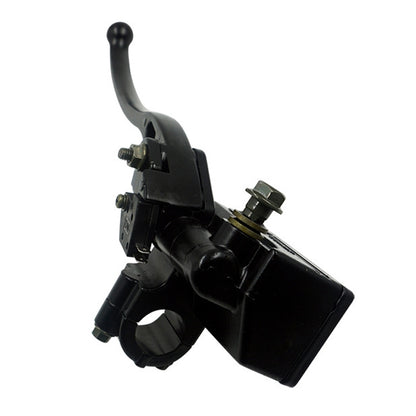 Motorcycle Modification Accessories Pump Assembly Front Hydraulic Brake Oil Pump, Black, White Handle Black Pump, White