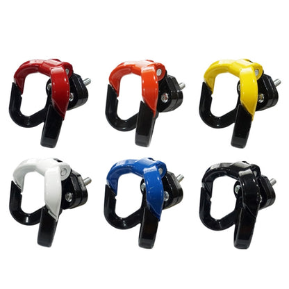 2 PCS Pedal Electric Car Motorcycle Modified Helmet Universal Double Hook, Yellow, Red, Orange, Blue, Black, Black+White